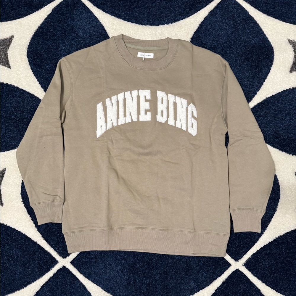 Anine Bing Bean Paste Ash Sweatshirt Women’s Size Medium